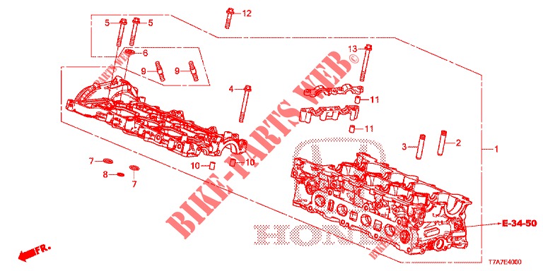 ZYLINDERKOPFDECKEL (DIESEL) für Honda HR-V DIESEL 1.6 EXECUTIVE 5 Türen 6 gang-Schaltgetriebe 2018