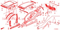 AUSSENBLECHE/TAFEL, HINTEN  für Honda HR-V 1.5 COMFORT 5 Türen 6 gang-Schaltgetriebe 2019