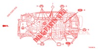 GUMMITUELLE (INFERIEUR) für Honda HR-V 1.5 COMFORT 5 Türen 6 gang-Schaltgetriebe 2019