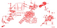 MOTORBEFESTIGUNGEN (MT) (1.5L) (DOHC) für Honda HR-V 1.5 COMFORT 5 Türen 6 gang-Schaltgetriebe 2019