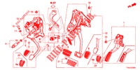 PEDAL (LH) für Honda HR-V 1.5 COMFORT 5 Türen 6 gang-Schaltgetriebe 2019