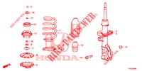 STOSSDAEMPFER, VORNE (KE/KG) für Honda HR-V 1.5 COMFORT 5 Türen vollautomatische 2019
