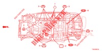 GUMMITUELLE (INFERIEUR) für Honda HR-V 1.5 ELEGANCE 5 Türen 6 gang-Schaltgetriebe 2019