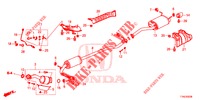 AUSPUFFROHR/SCHALLDAEMPFER (1.5L) (DOHC) für Honda HR-V 1.5 EXCLUSIVE NAVI 5 Türen 6 gang-Schaltgetriebe 2019