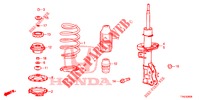 STOSSDAEMPFER, VORNE (KE/KG) für Honda HR-V 1.5 EXCLUSIVE NAVI 5 Türen vollautomatische 2019