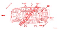 GUMMITUELLE (INFERIEUR) für Honda HR-V 1.5 SPORT 5 Türen 6 gang-Schaltgetriebe 2019