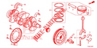 KOLBEN/KURBELWELLE (1.5L) (DOHC) (TURBO) für Honda HR-V 1.5 SPORT 5 Türen 6 gang-Schaltgetriebe 2019