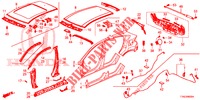 AUSSENBLECHE/TAFEL, HINTEN  für Honda HR-V 1.5 SPORT 5 Türen vollautomatische 2019