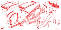 AUSSENBLECHE/TAFEL, HINTEN  für Honda HR-V DIESEL 1.6 COMFORT 5 Türen 6 gang-Schaltgetriebe 2019