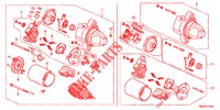 ANLASSERKOMPONENTE (MITSUBA) für Honda INSIGHT 1.3 IMA COMFORT 5 Türen vollautomatische 2010