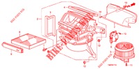 HEIZGEBLAESE (LH) für Honda INSIGHT 1.3 IMA COMFORT 5 Türen vollautomatische 2010