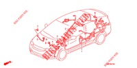 KABELBAUM (LH) (1) für Honda INSIGHT 1.3 IMA COMFORT 5 Türen vollautomatische 2010