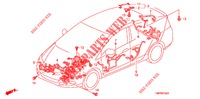 KABELBAUM (LH) (2) für Honda INSIGHT 1.3 IMA COMFORT 5 Türen vollautomatische 2010