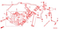 UNTERER ARM, VORNE/ STABILISATORFEDER  für Honda INSIGHT 1.3 IMA COMFORT 5 Türen vollautomatische 2010
