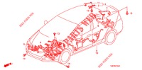 KABELBAUM (LH) (2) für Honda INSIGHT EXECUTIVE 5 Türen vollautomatische 2010