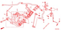 UNTERER ARM, VORNE/ STABILISATORFEDER  für Honda INSIGHT EXECUTIVE 5 Türen vollautomatische 2010