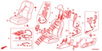 VORDERSITZ/SITZGURTE (G.) für Honda INSIGHT EXECUTIVE 5 Türen vollautomatische 2010