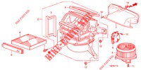 HEIZGEBLAESE (LH) für Honda INSIGHT 1.3 IMA S 5 Türen vollautomatische 2010