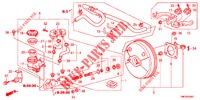 HAUPTBREMSZYLINDER/MASTER POWER (LH) für Honda INSIGHT 1.3 IMA COMFORT 5 Türen vollautomatische 2011