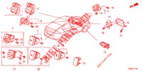 SCHALTER (LH) für Honda INSIGHT 1.3 IMA COMFORT 5 Türen vollautomatische 2011