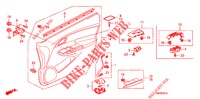 TUERVERKLEIDUNG, VORNE (LH) für Honda INSIGHT 1.3 IMA COMFORT 5 Türen vollautomatische 2011