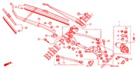 WINDSCHUTZSCHEIBENWISCHER (LH) für Honda INSIGHT 1.3 IMA COMFORT 5 Türen vollautomatische 2011