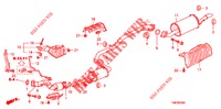 AUSPUFFROHR/SCHALLDAEMPFER (PGM FI)  für Honda INSIGHT 1.3 IMA S 5 Türen vollautomatische 2011