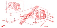 DROSSELKLAPPENGEHAEUSE('84,'85)  für Honda INSIGHT 1.3 IMA S 5 Türen vollautomatische 2011