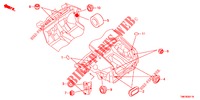 GUMMITUELLE (ARRIERE) für Honda INSIGHT 1.3 IMA S 5 Türen vollautomatische 2011