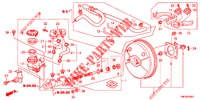 HAUPTBREMSZYLINDER/MASTER POWER (LH) für Honda INSIGHT 1.3 IMA S 5 Türen vollautomatische 2011