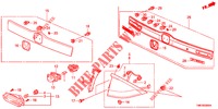 HECKLEUCHTE/KENNZEICHENBELEUCHTUNG (PGM FI)  für Honda INSIGHT 1.3 IMA S 5 Türen vollautomatische 2011