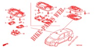 INNENLEUCHTE  für Honda INSIGHT 1.3 IMA S 5 Türen vollautomatische 2011