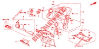 INSTRUMENT, ZIERSTUECK (COTE DE CONDUCTEUR) (LH) für Honda INSIGHT 1.3 IMA S 5 Türen vollautomatische 2011