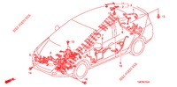 KABELBAUM (LH) (2) für Honda INSIGHT 1.3 IMA S 5 Türen vollautomatische 2011