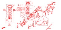 KRAFTSTOFFTANK  für Honda INSIGHT 1.3 IMA S 5 Türen vollautomatische 2011