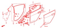 TUERTAFEL, HINTEN(4D)  für Honda INSIGHT 1.3 IMA S 5 Türen vollautomatische 2011