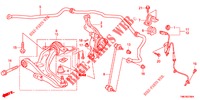 UNTERER ARM, VORNE/ STABILISATORFEDER  für Honda INSIGHT 1.3 IMA S 5 Türen vollautomatische 2011