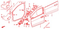 VORDERE TUERTAFEL  für Honda INSIGHT 1.3 IMA S 5 Türen vollautomatische 2011