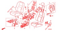 VORDERSITZ/SITZGURTE (D.) für Honda INSIGHT 1.3 IMA S 5 Türen vollautomatische 2011