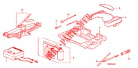 WERKZEUGE/WAGENHEBER  für Honda INSIGHT 1.3 IMA S 5 Türen vollautomatische 2011