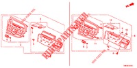 AUDIOEINHEIT (LH) für Honda INSIGHT 1.3 IMA COMFORT 5 Türen vollautomatische 2012