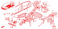 FORMEN / UNTERE ABDECKUNG für Honda INSIGHT 1.3 IMA COMFORT 5 Türen vollautomatische 2012