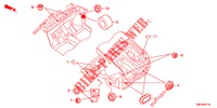 GUMMITUELLE (ARRIERE) für Honda INSIGHT 1.3 IMA COMFORT 5 Türen vollautomatische 2012