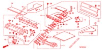 HINTERE ABLAGE/KOFFERRAUMVERKLEIDUNG  für Honda INSIGHT 1.3 IMA COMFORT 5 Türen vollautomatische 2012