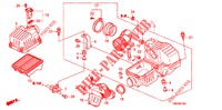 LUFTFILTER  für Honda INSIGHT 1.3 IMA COMFORT 5 Türen vollautomatische 2012