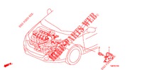 MOTORKABELBAUM, STREBE(1.7L)(RH)  für Honda INSIGHT 1.3 IMA COMFORT 5 Türen vollautomatische 2012