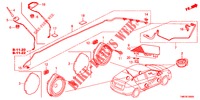 RADIOANTENNE/LAUTSPRECHER (LH) für Honda INSIGHT 1.3 IMA COMFORT 5 Türen vollautomatische 2012