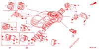 SCHALTER (LH) für Honda INSIGHT 1.3 IMA COMFORT 5 Türen vollautomatische 2012