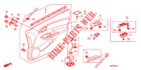 TUERVERKLEIDUNG, VORNE (LH) für Honda INSIGHT 1.3 IMA COMFORT 5 Türen vollautomatische 2012