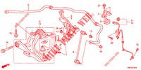 UNTERER ARM, VORNE/ STABILISATORFEDER  für Honda INSIGHT 1.3 IMA COMFORT 5 Türen vollautomatische 2012